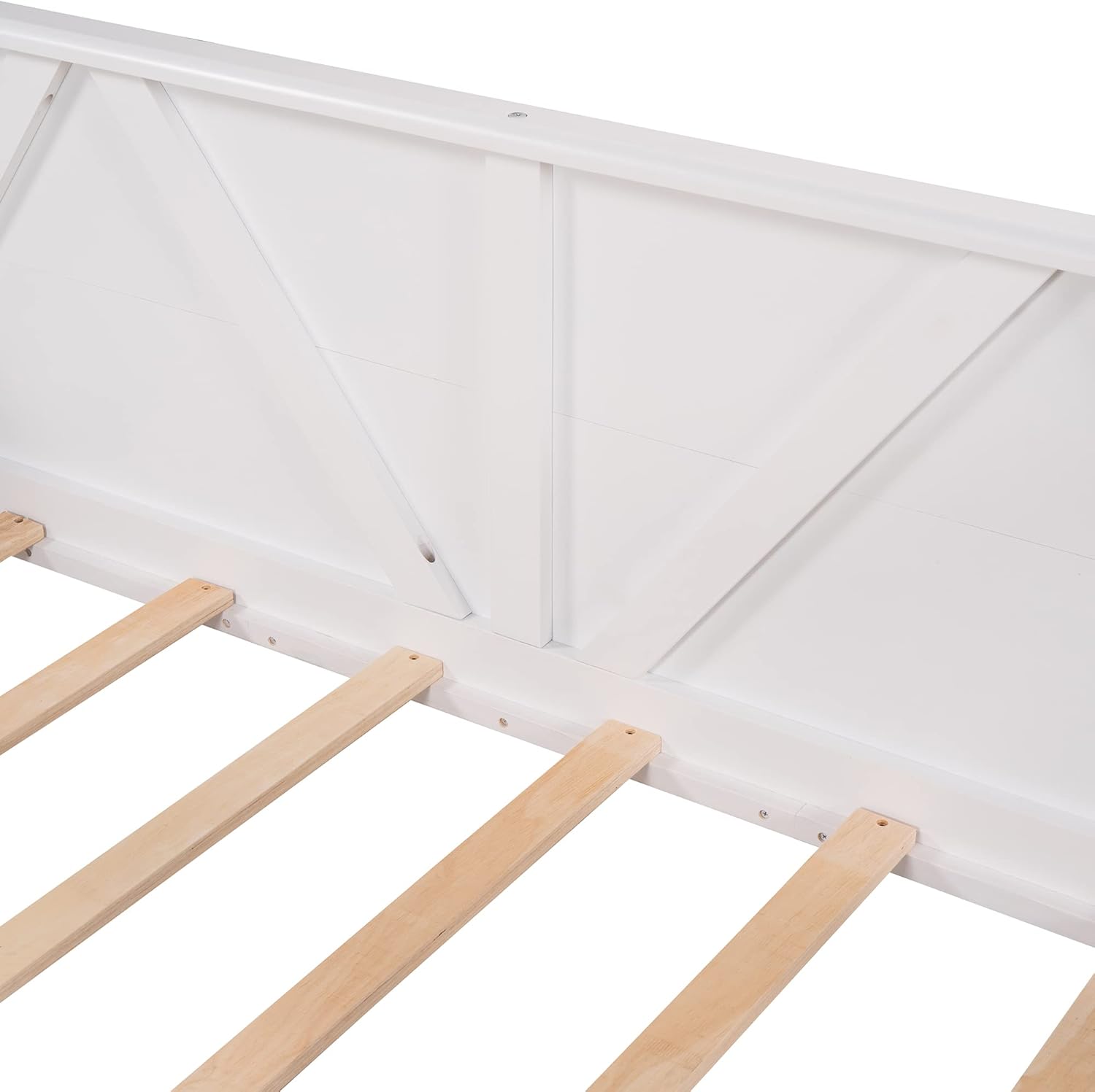 Twin Size Daybed with Wood Slat Support, Multi-Functional Sofa Bed Frame for Kids/Teens/Bedroom/Living Room, No Spring Box Needed (White+Twin)