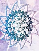 Mandala Notebook: Notebook Journal 8.5 X 11 202 Lined Pages 1986974782 Book Cover