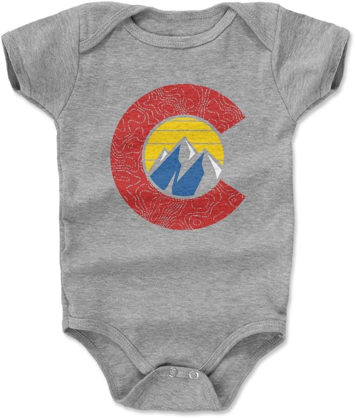 500 LEVEL Colorado Baby Infant One Piece Bodysuit (3-24 Months) - Colorado Topography