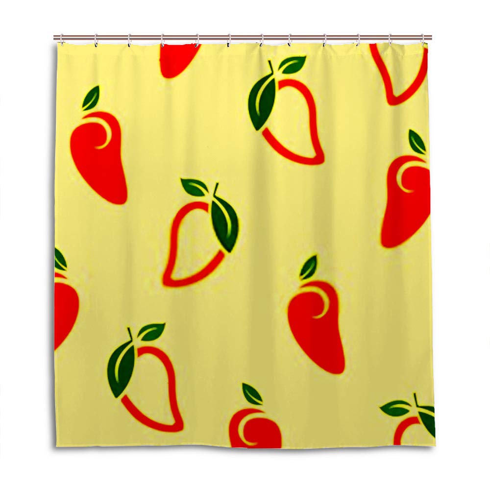 Rideau de douche aux fruits exotiques pour une ambiance tropicale et vitaminée