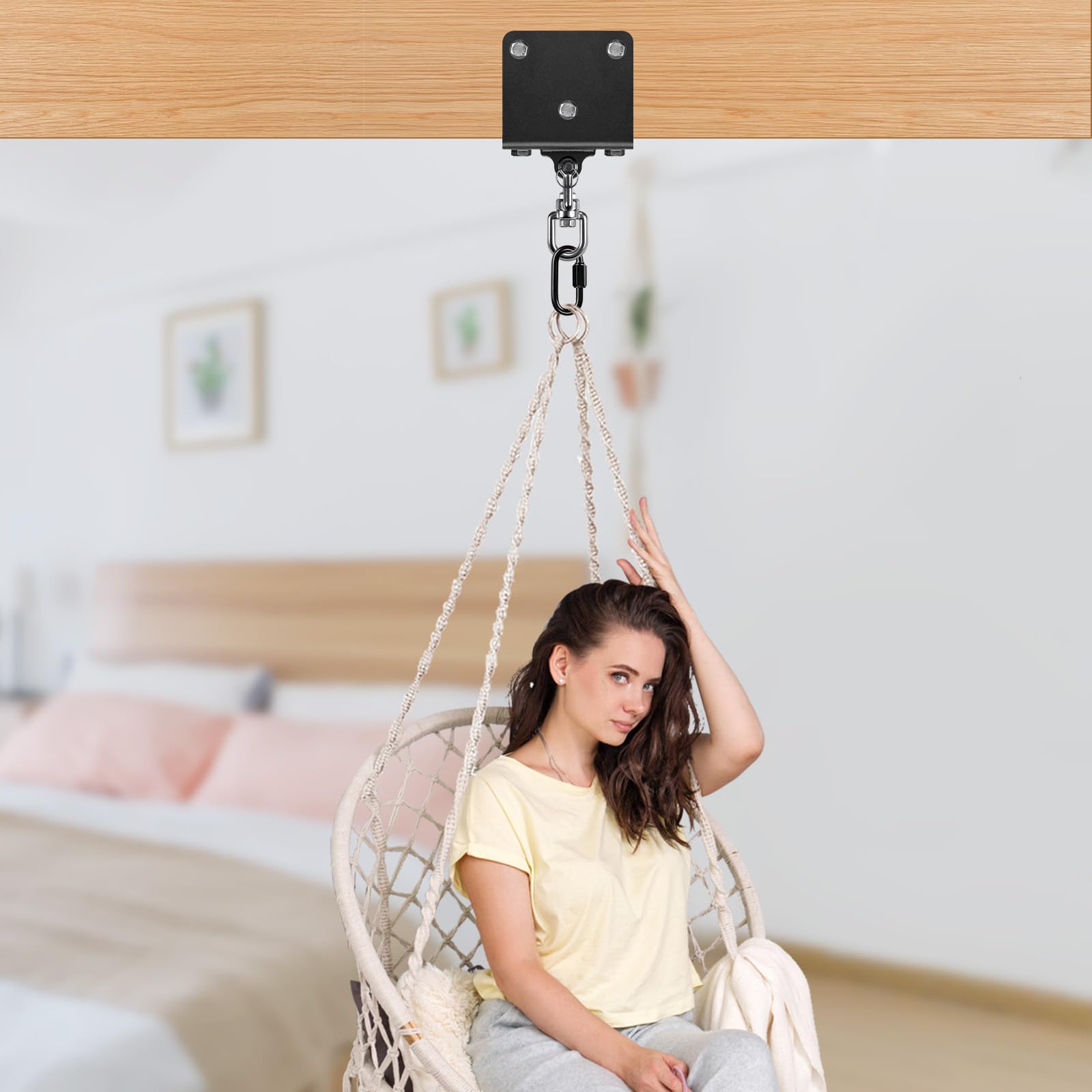 Dolibest Zware tassenhanger, wandplafondmontagehaak, 360 Dolibest Zware tassenhanger, wandplafondmontagehaak, 360