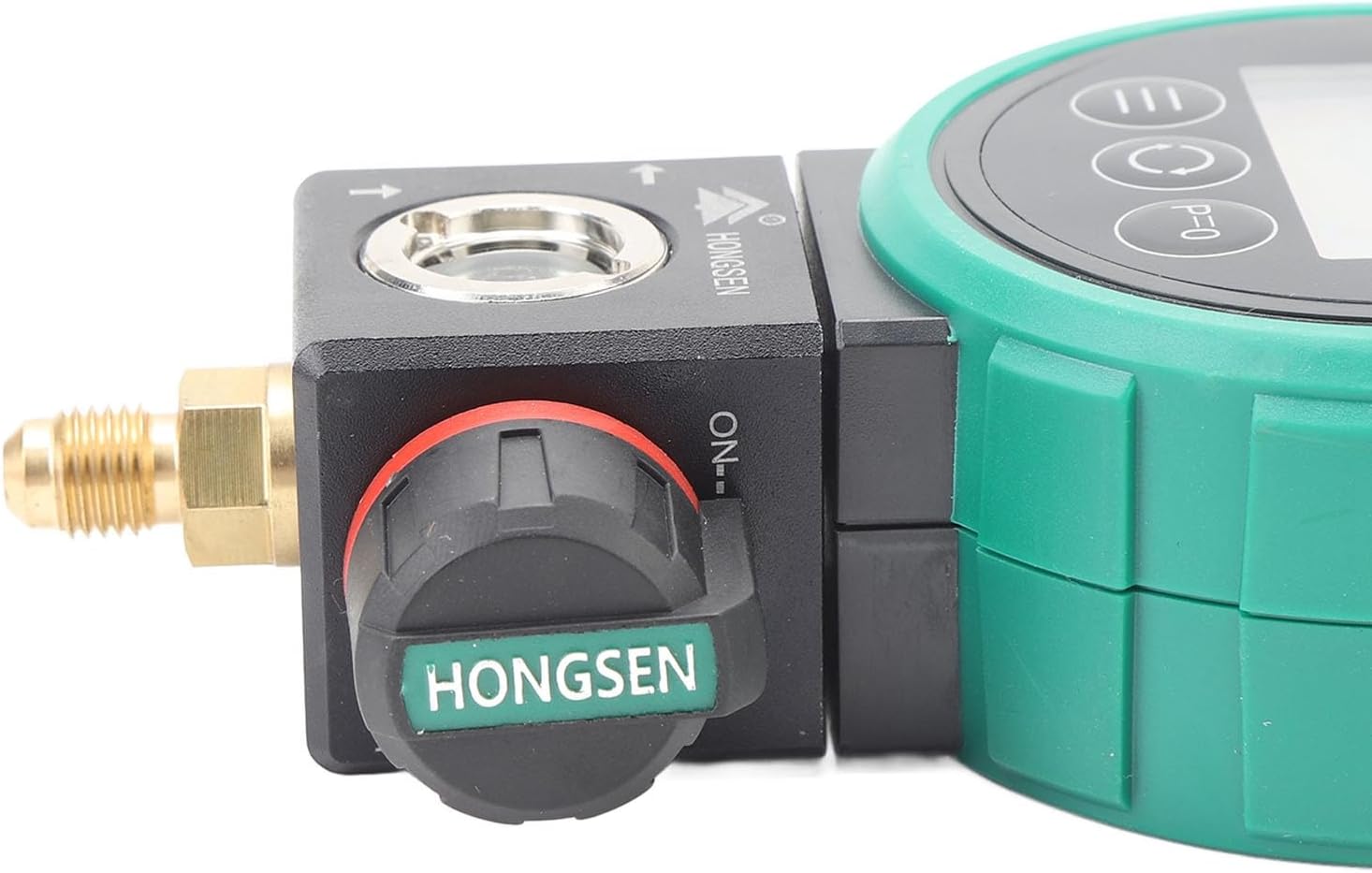 Digital HVAC 4 Units Vacuum Pressure Manifold Refrigerating Fluid Tester for Conditioning Fluoridation Adopts Fast to to Power Chip Power Valve Switch Ergonomic