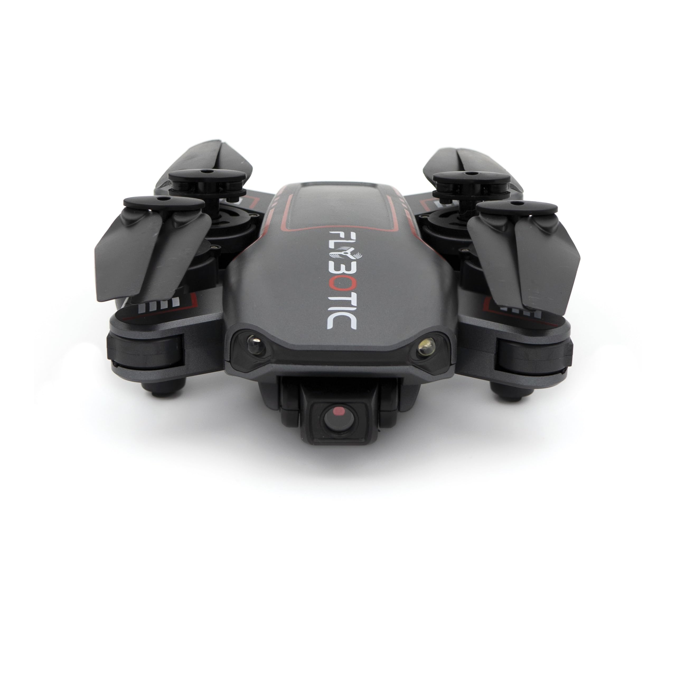 FLYBOTIC - Drone pieghevole WIFI con telecamera HD 1280×720 pixel + Custodia inclusa - 4 canali di controllo - Batteria inclusa - Drone per bambini e adulti - Interno/esterno - A partire da 14 anni