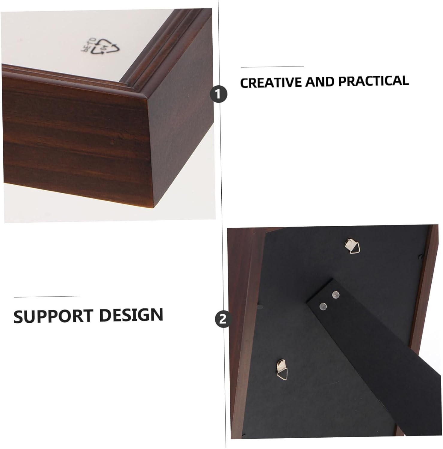 Cabilock DIY Flower Shadow Box Frame for Displaying Dried Flowers Photo Shadow Box Keepsake for Home and Family