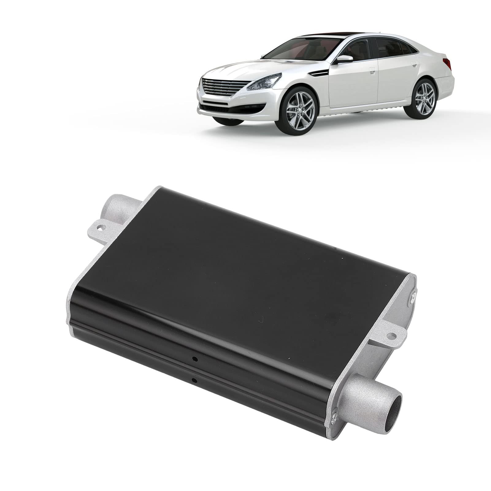 Silencieux D'échappement Alliage Aluminium 22mm - Pour Chauffage Diesel - Réduction Bruit, Fixation Par Serrage - Taille Compacte