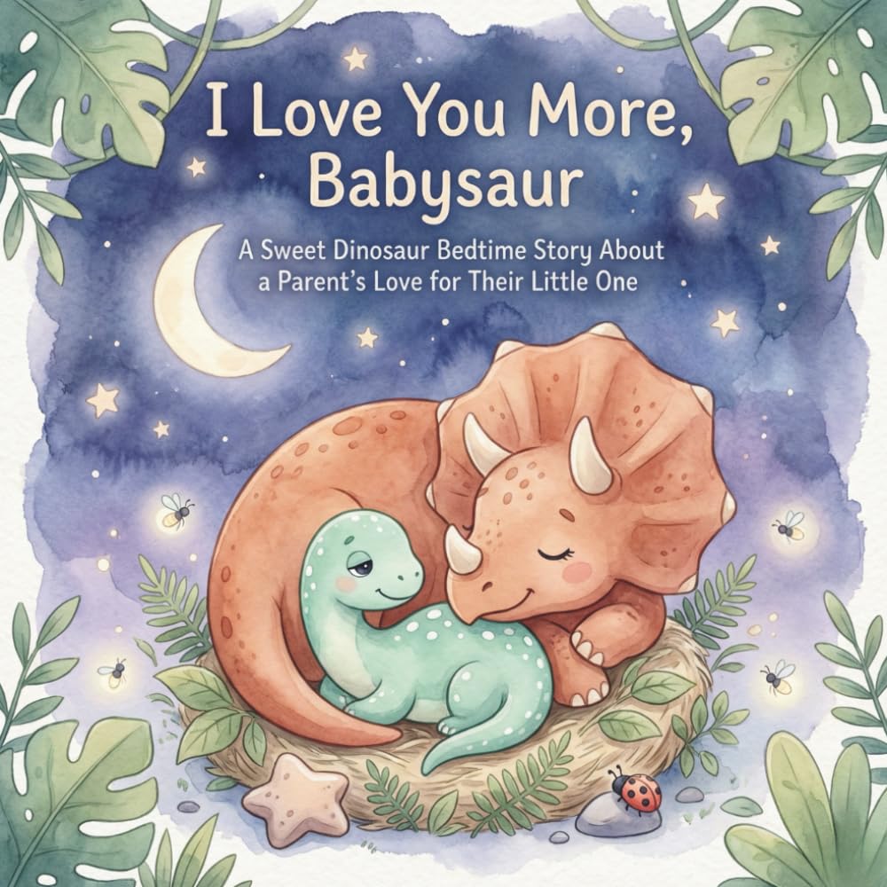 I Love You More, Babysaur: A Sweet Dinosaur Bedtime Story About a Parent’s Love for Their Little One: 2 (Goodnight, Glow-petal Grove: A Lullaby of Nature)