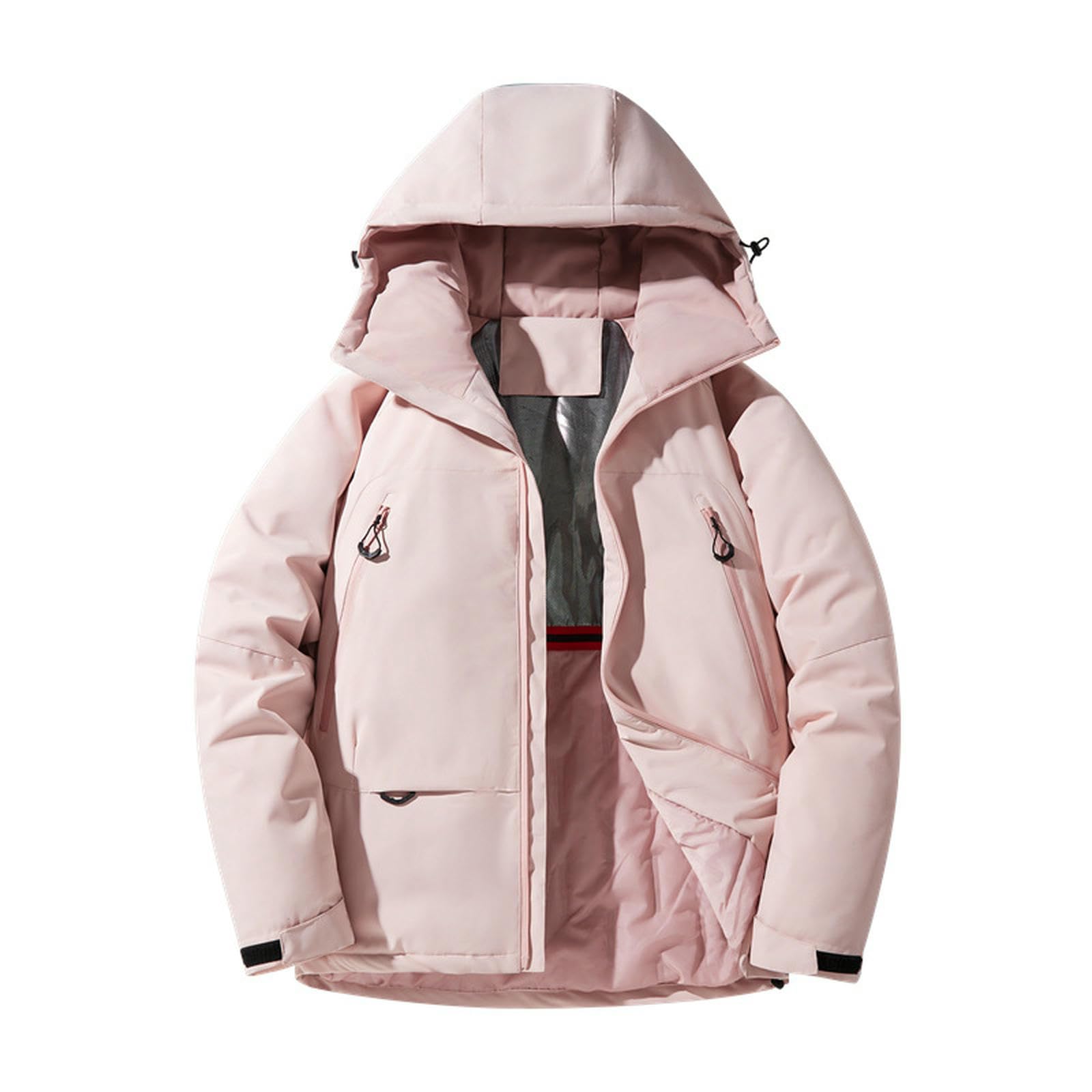 Chaqueta de invierno acolchada contra el frío húmedo y viento helado
