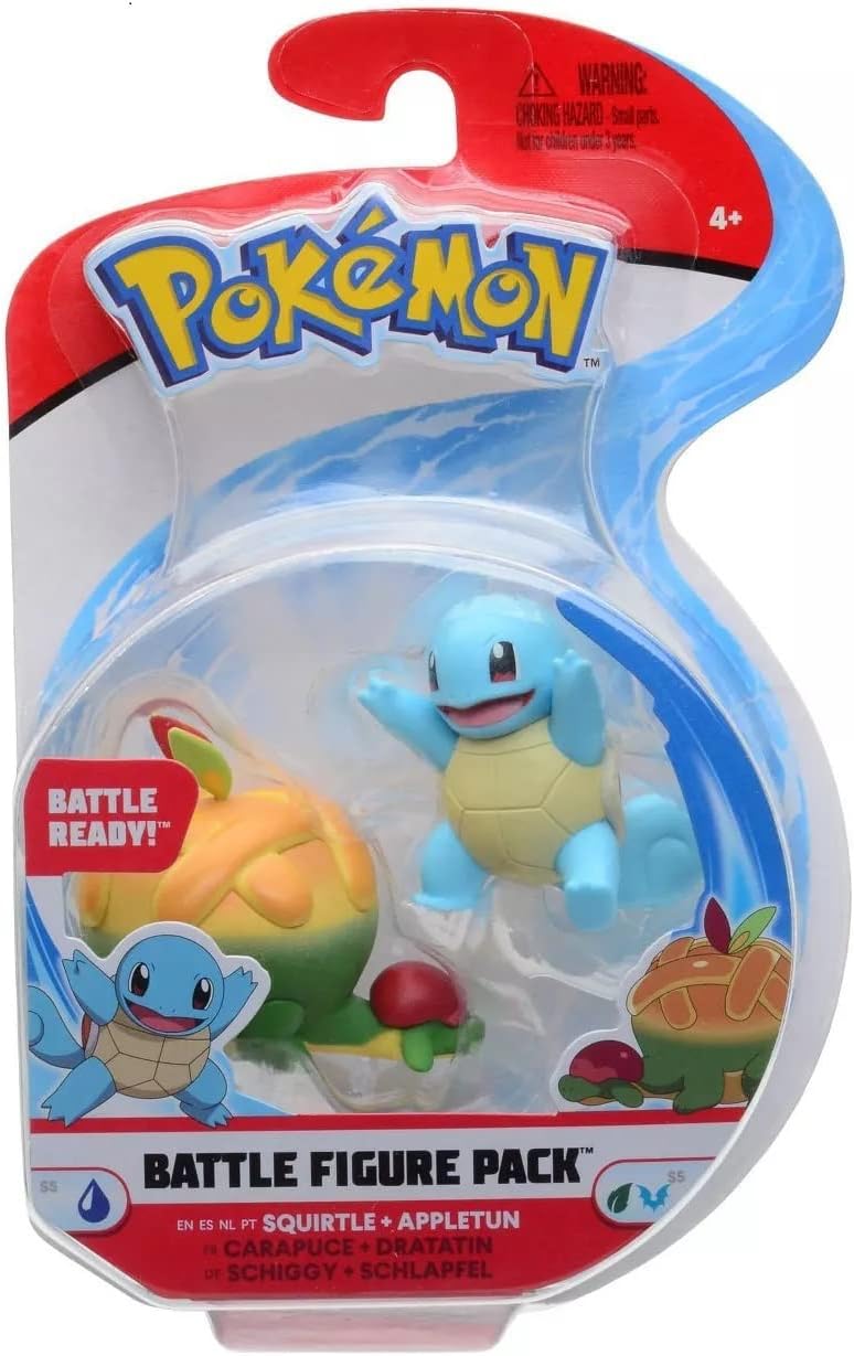 Pokemon - Battle Figures - Squirtle & Appletun (PKW0133)