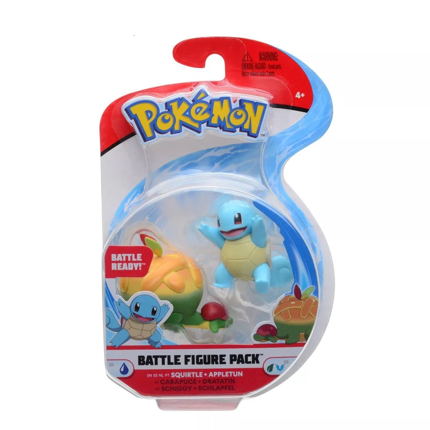 Pokemon Selección Battle Figures Figura de Acción | Juego de Figuras, Figuras del Juego:Squirtle & Appletun — view 7
