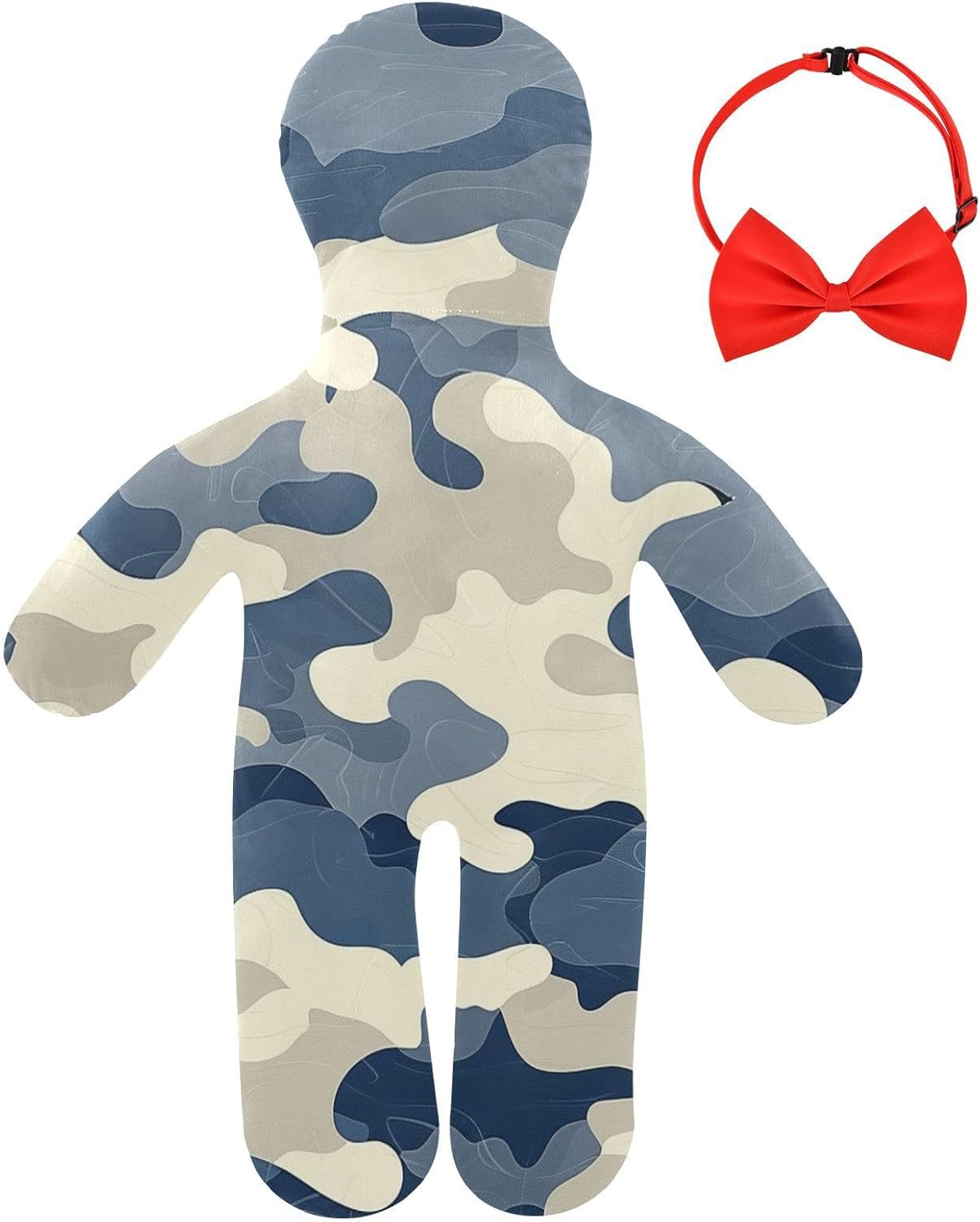 Extra Long Human Pillow Large Size Sofa Cushion Cozy Companion for Kids Camouflage