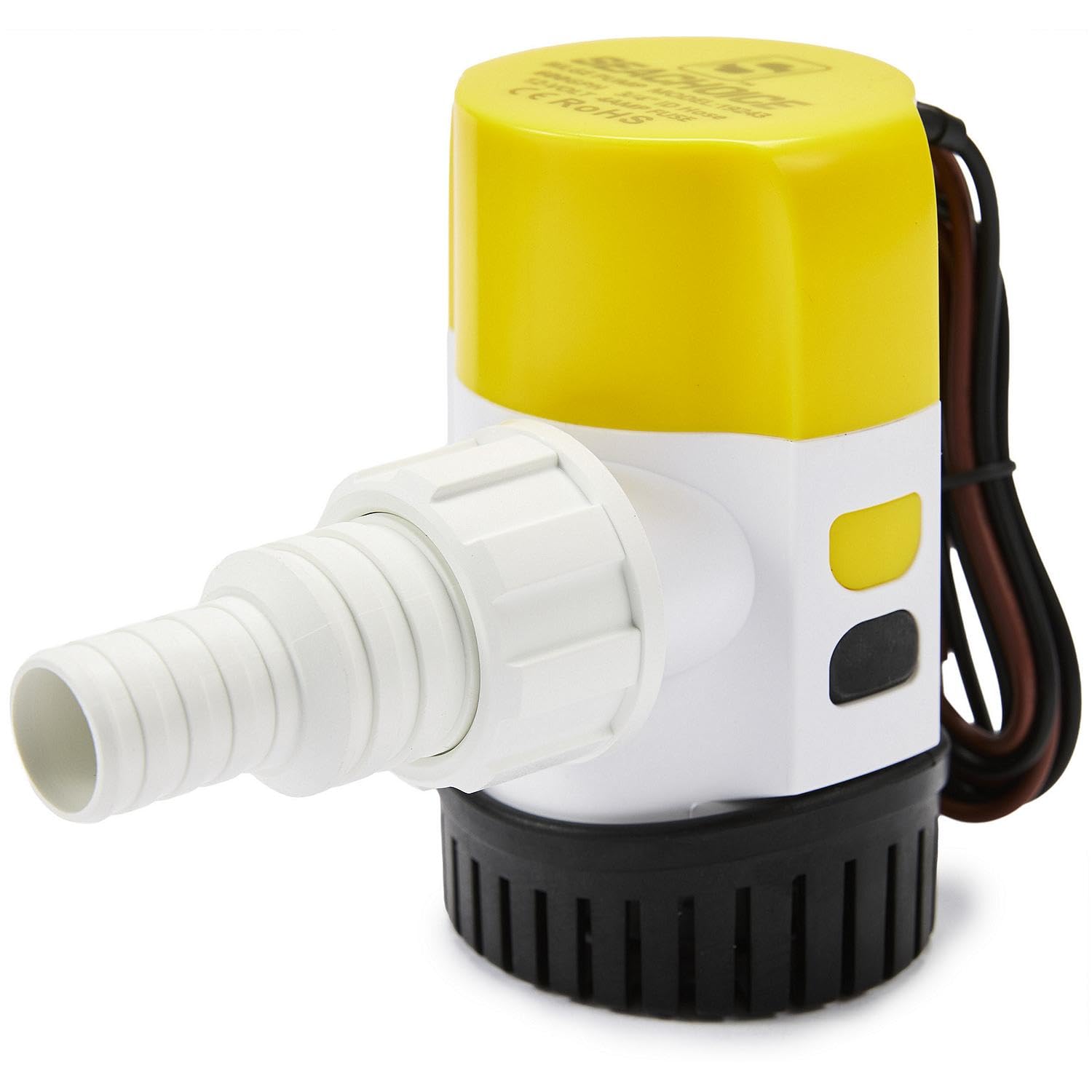 Seachoice 12V Submersible Bilge Pump, 600 Gph, 3/4-Inch Port, 50-19243