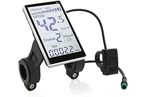 Multi-Voltage Digital LCD Display for E-Bikes and Scooters (24V-60V)