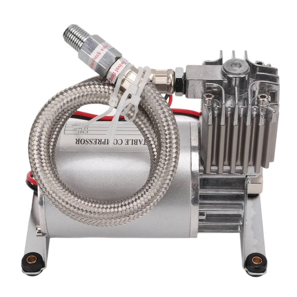 Compresor de aire 20A 150 PSI Metal Universal Compatible con vehículos de 12V Yates Barcos