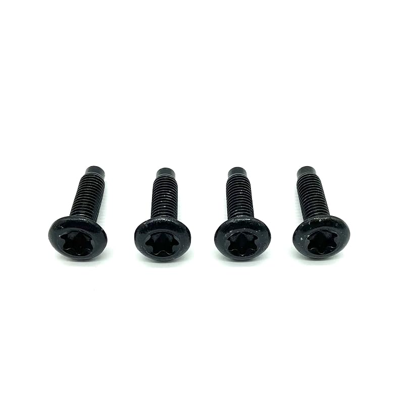 Parafusos Torx M8 para dobradiças do capô, portas e porta-malas Jeep Wrangler JK JKU 2007–2018 Region Offroad – 4 unidades