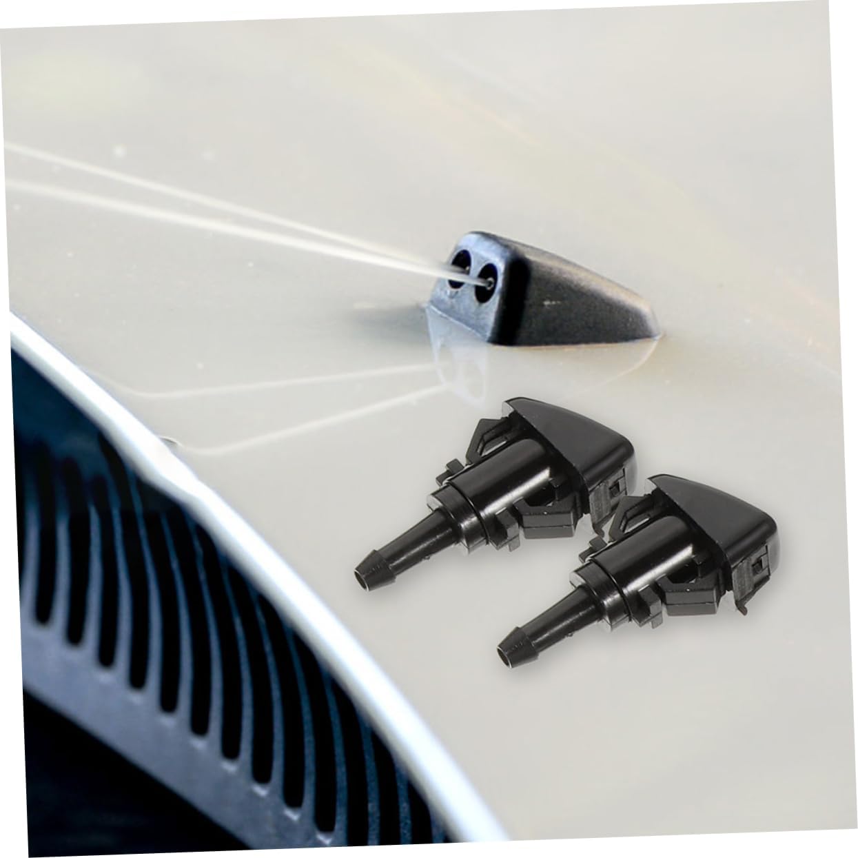 MAGICLULU 2Pcs Windshield Wiper Fluid Hose Kit Flexible Washer Hose for Easy Installation Compatible with Chrysler RAM Durable Windshield Cleaning Tubing