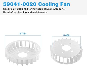 Cooling Fan 59041-0020 Replacement Kawasaki Engine Part 59041