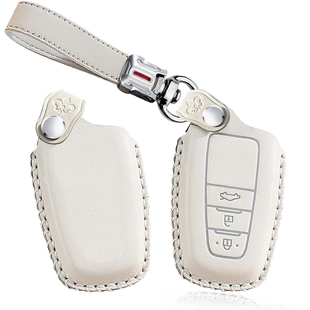 Coque de clé Toyota antichoc en cuir synthétique pour boîtier 2 3 boutons
