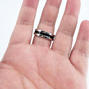ZQION Strong Magnetic Engraved PK Ring Magician Accessory Close Up Stage Magic Trick Gimmick Props Easy to Do Funny Magia 18MM
