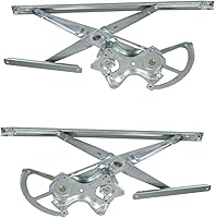 Vista 99 de TRQ Juego de elevalunas eléctrico trasero compatible con Volkswagen Golf 1999-2006 Jetta VW1550102 VW1551102 1999-2005