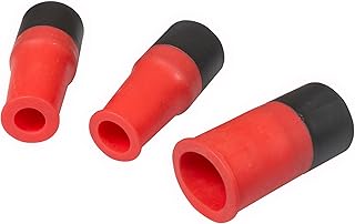 Dust Collection Power Tool Hose Sili Flex Fit Threaded Fittings - Silicone Shop Vacuum Hose Adapter Kit – Universal Stretch‑Fit Dust Collection Adapters For Woodworking Tools - 3pc Set