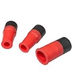 Dust Collection Power Tool Hose Sili Flex Fit Threaded Fittings - Silicone Shop Vacuum Hose Adapter Kit – Universal Stretch‑Fit Dust Collection Adapters For Woodworking Tools - 3pc Set