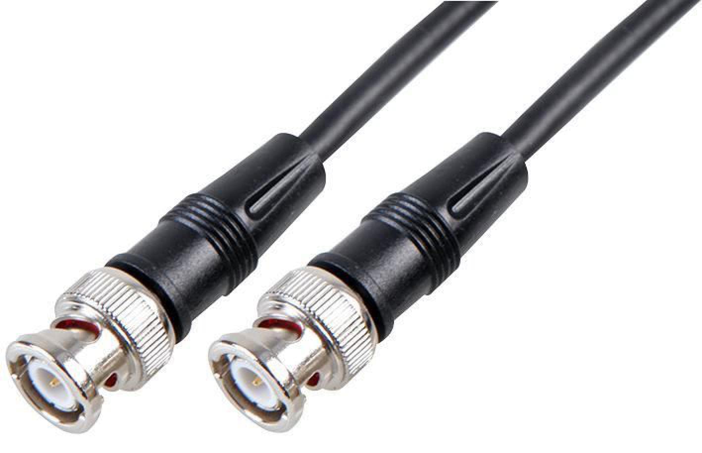 Câble coaxial BNC mâle RG58/U 50 Ohm cordon 3m oscilloscope