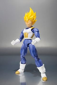 Bandai Tamashii Nations S.H. Figuarts Dragon Ball Super Saiyan Vegata Figure, multicolor