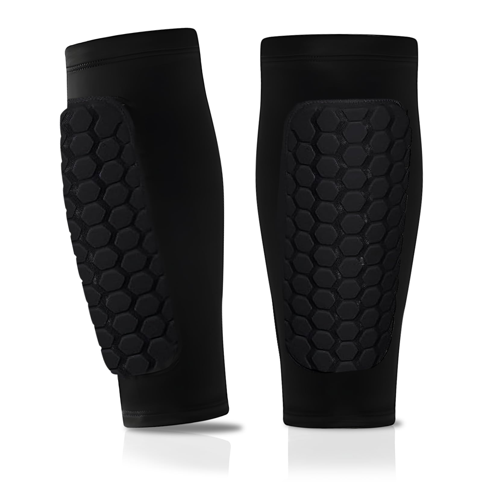 Zyluniy Protège Tibia Foot Enfant,1 Paire De Protège Tibias De Ski,Protège Tibia Foot,Protège Tibias Anti Chocs Professionnels Shin Pads Cover Pour Enfants Adolescents Et Adultes (Bleu, S