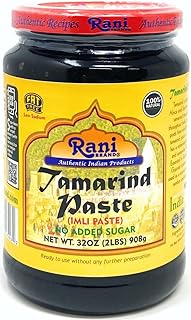 Rani Tamarind Paste Puree (Imli) 32oz (2lbs) 908g Bulk Glass Jar, No add...