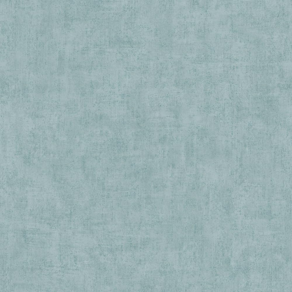 Grandeco Teal Annabella Distressed Plaster Textured Wallpaper,