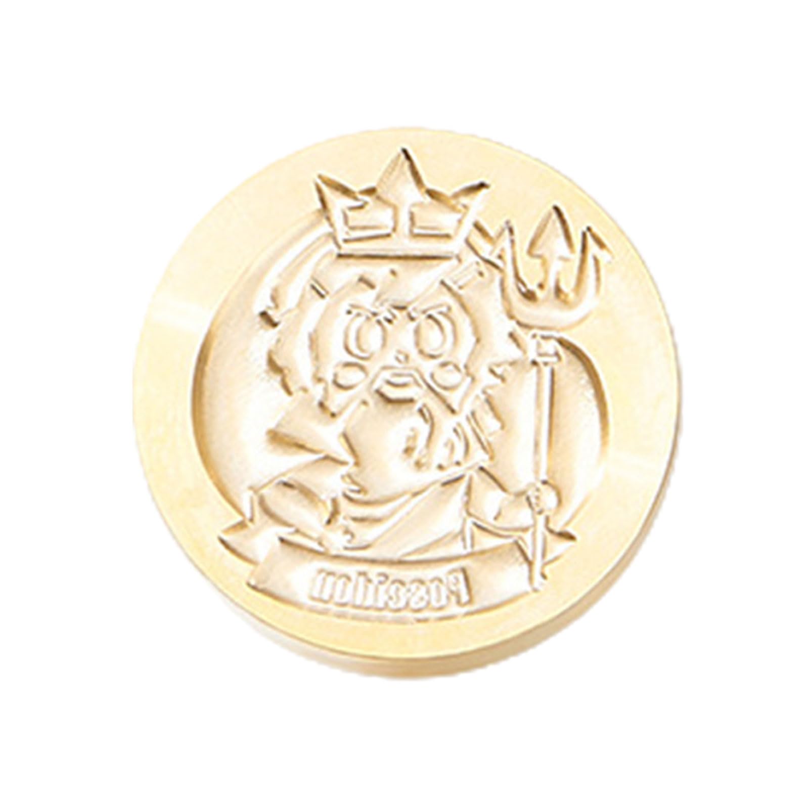 Jazuaiao Greek Theme Wax Stamp Head Replacement for Wedding Invitation, Valentines Card Decorations Stamp Carving