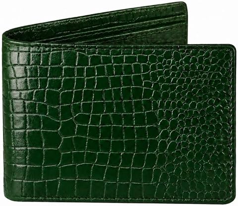 Beaaric RFID Blocking Genuine Leather Bifold Wallet for Men with 9 Card Slots, ID Window, Zip Coin Pocket & 2 Cash Compartments –…