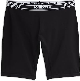 TomboyX Boxer Briefs Underwear for Women, 9 Inseam for Full Length Coverage, Cotton Blend, Gender Neutral Boy Shorts Panties