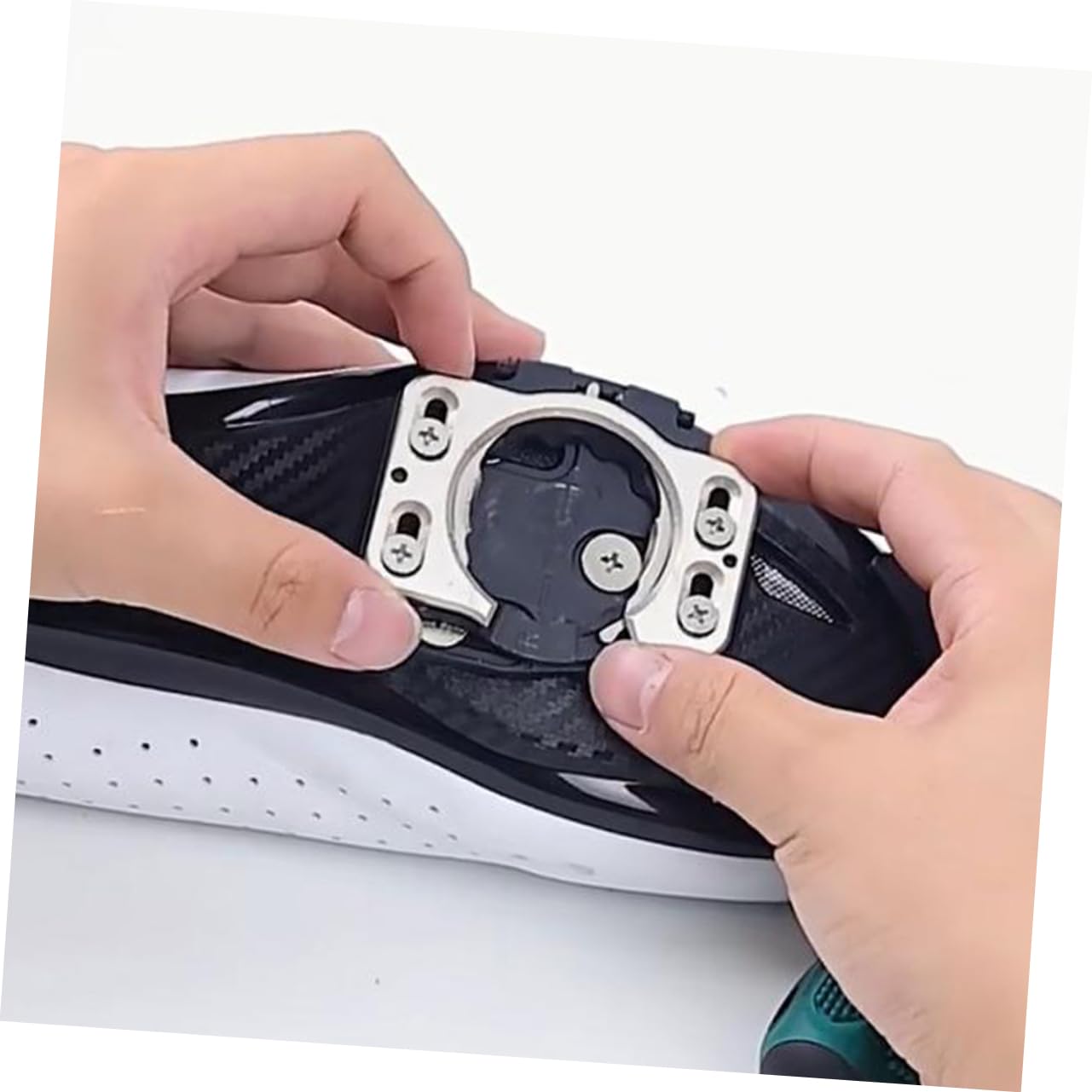 Kisangel 2pezzi Tacchette Per Scarpe Da Ciclismo Con Copertura Antiscivolo Adattatori Per Pedali Bici Strada e Mountain Bike Accessori Resistente e Sicuro Per Ciclismo