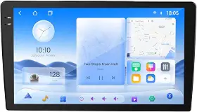 Multimidia 9 Polegadas Tela Qled In-cell + Carplay Sem Fio 2gb + 64gb Preto