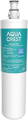 Filtro de agua AQUACREST 3US-PF01 para debajo del fregadero, repuesto para Advanced 3US-PF01, 3US-MAX-F01H, 3US-PF01H, Delta RP78702, Manitowoc