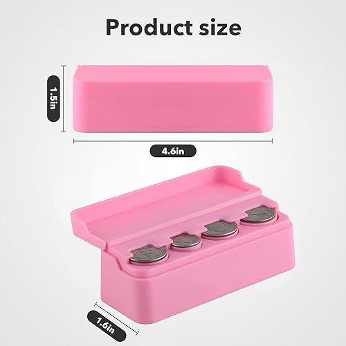 Miniatura 9 de SINGARO Soporte para monedas para automóvil, organizador de cambio de monedas compatible con monedas de diferentes tamaños, soporte montado en el