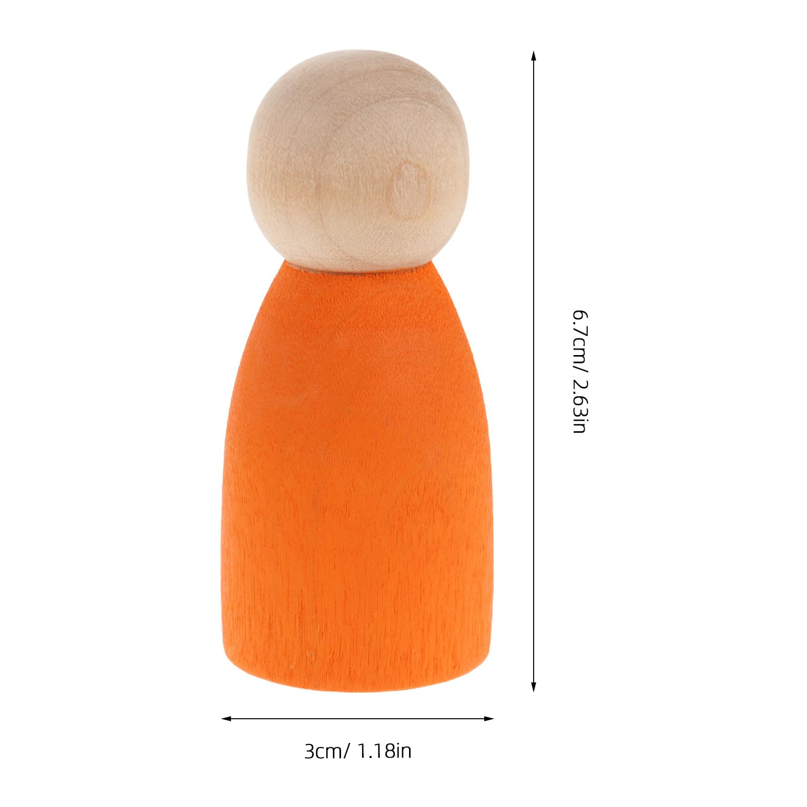Gatuida 12 Piezas de Juguetes de Madera para clasificar y apilar - Figuras pequeñas de arcoíris para desarrollar la motricidad Fina en Edad Preescolar - Bloques de construcción para Contar para