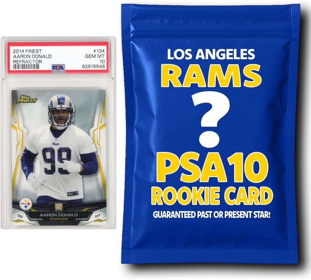 Los Angeles Rams PSA 10 Graded Rookie Card Mystery Pack