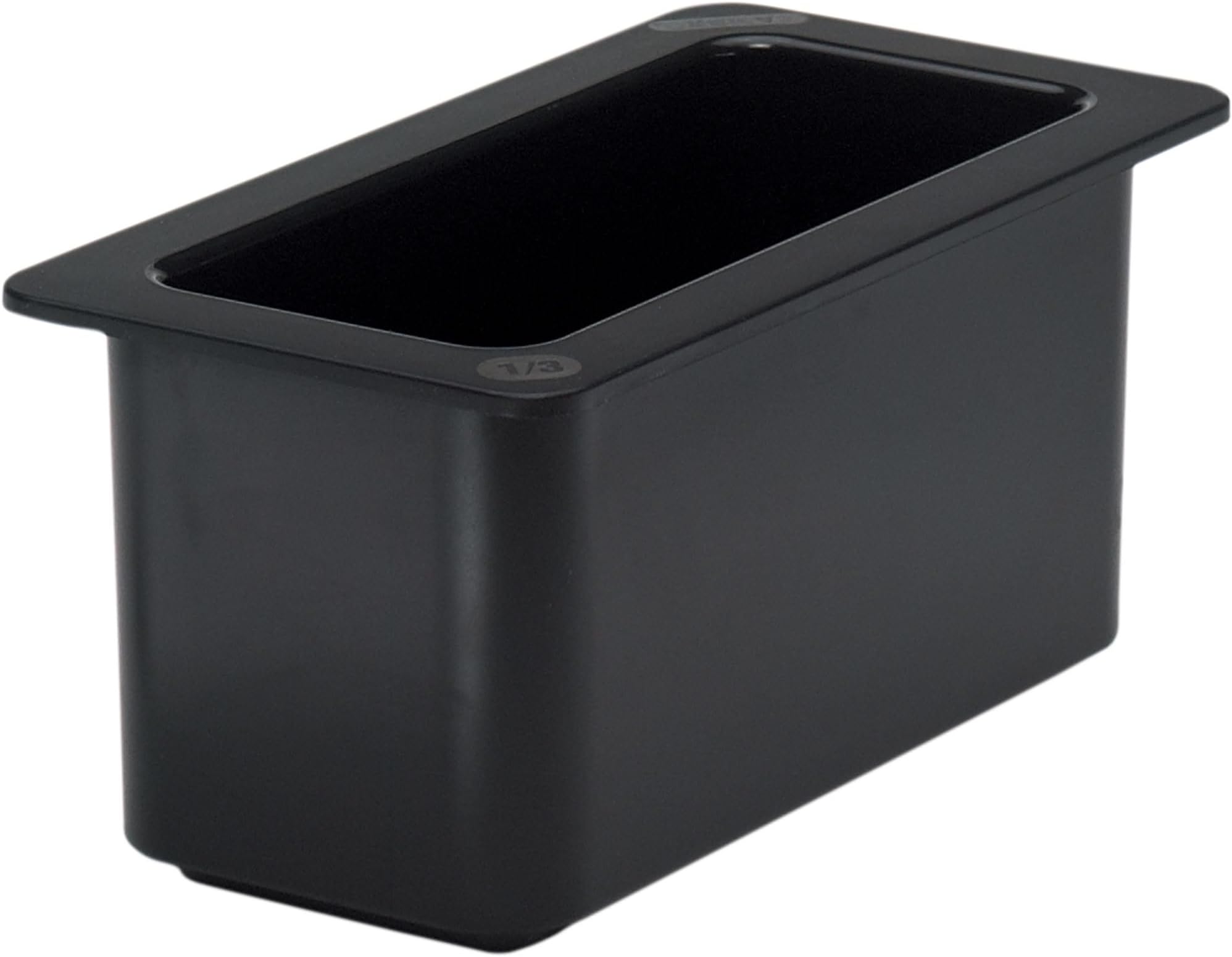 36CF110 ColdFest Black 1/3 Size 6" H Cold Food Pan