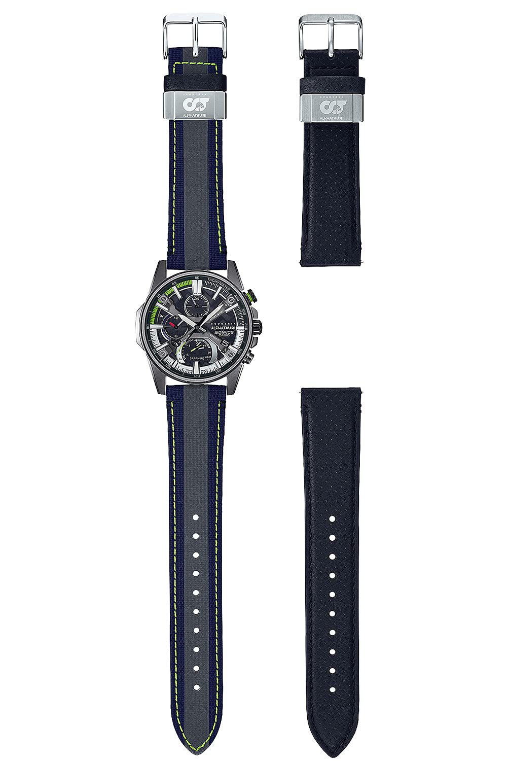 EQB-1200AT-1AJR 腕時計 F1仕様の6Kカーボン採用！クールな配色が目を引くアルファタウリ