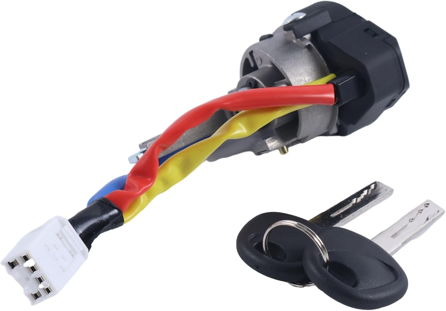 Ignition Lock Cylinder with 2 Keys 81900-M7E00 81900M7E00 Compatible with KIA Forte 2019-2021 Soul 2020-2022 Seltos 2021-2023 1.6L 2.0L Replaces 81910-M7110 81910M7110