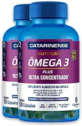 Kit 2 Ômega 3 Plus Ultra Concentrado Catarinense 120 Cápsulas