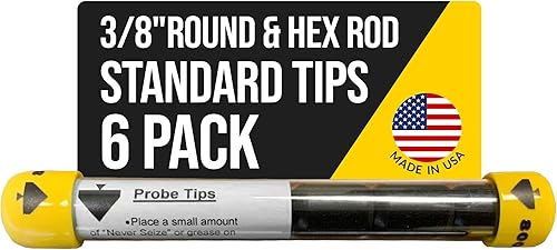 Miniatura 7 de T&T Tools Puntas de nariz de bola para varillas de sonda de suelo de 38 pulgadas, puntas de repuesto para palo inteligente o sonda potente, varilla