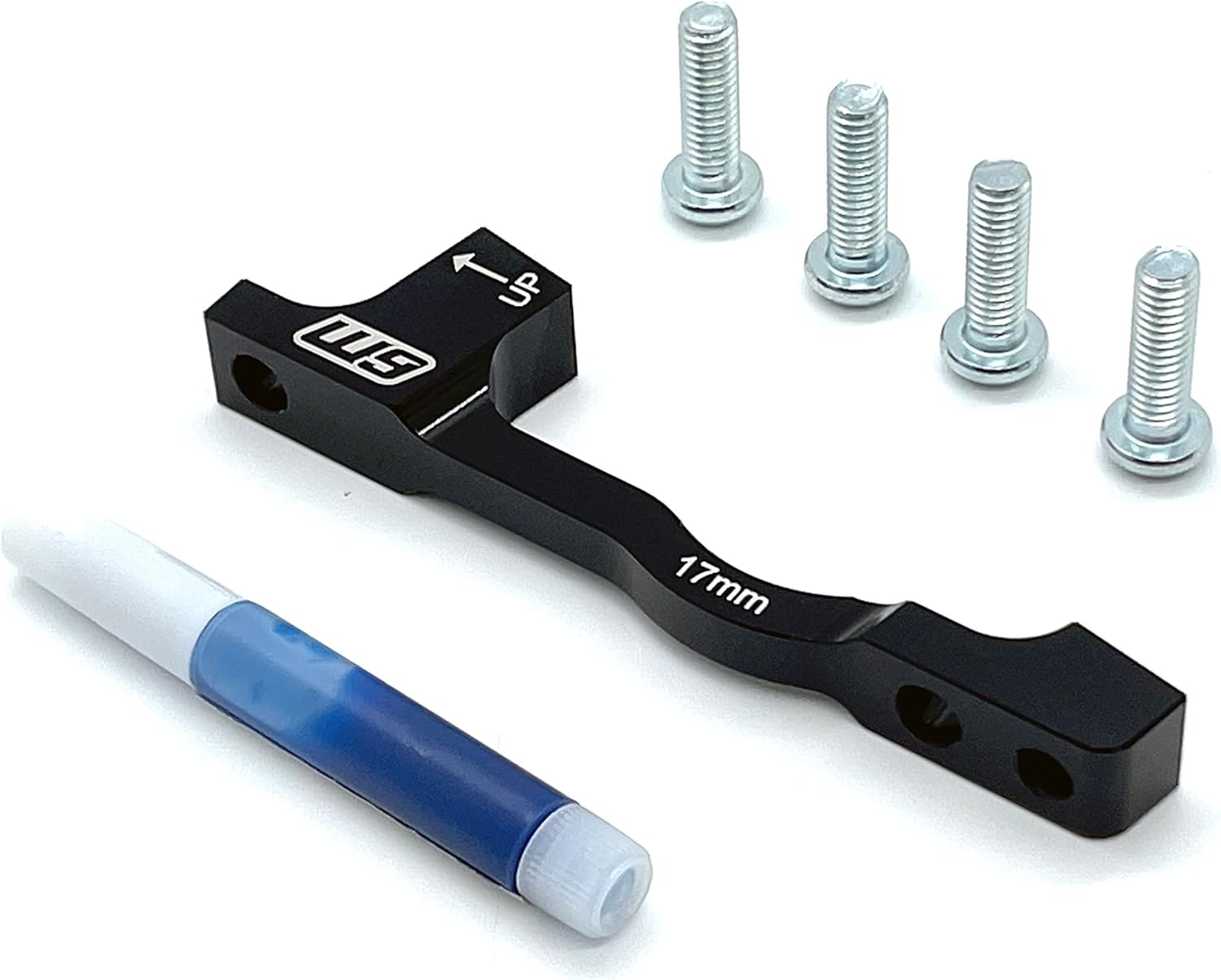 Amazon.com : GritShift Warp 9 Front 203-220 mm Rotor Adapter Post Mount ...