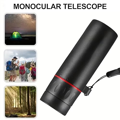 Miniatura 4 de Mini telescopio monocular con soporte para teléfono, monoculares HD de 30 x 25 pulgadas para adultos de alta potencia, se utiliza para observar