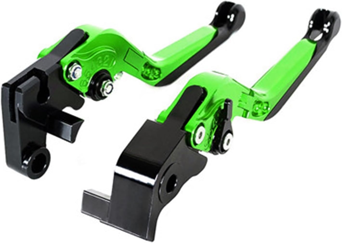 Motorcycle Brake Handle Foldable Clutch Lever Compatible with VFR800 1998-2001 Compatible with CBR1100XX/Blackbird 1997-2007 Compatible with ST1300/A 03-07(Green)