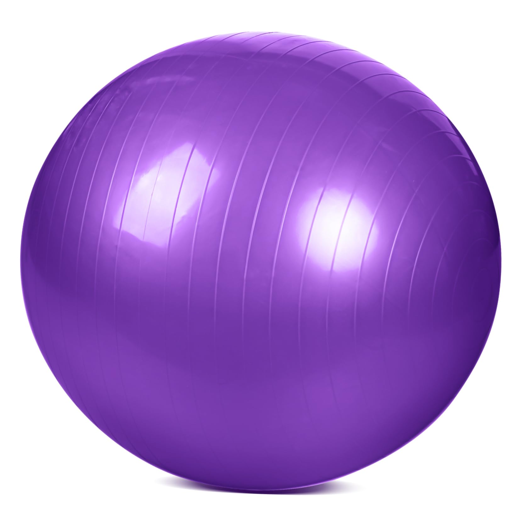 Outanaya Pelota de Yoga de PVC Grueso, Reutilizable, con Inflador, para Rutinas de Fitness y Pilates, Resistente al Desgaste y Multiusos