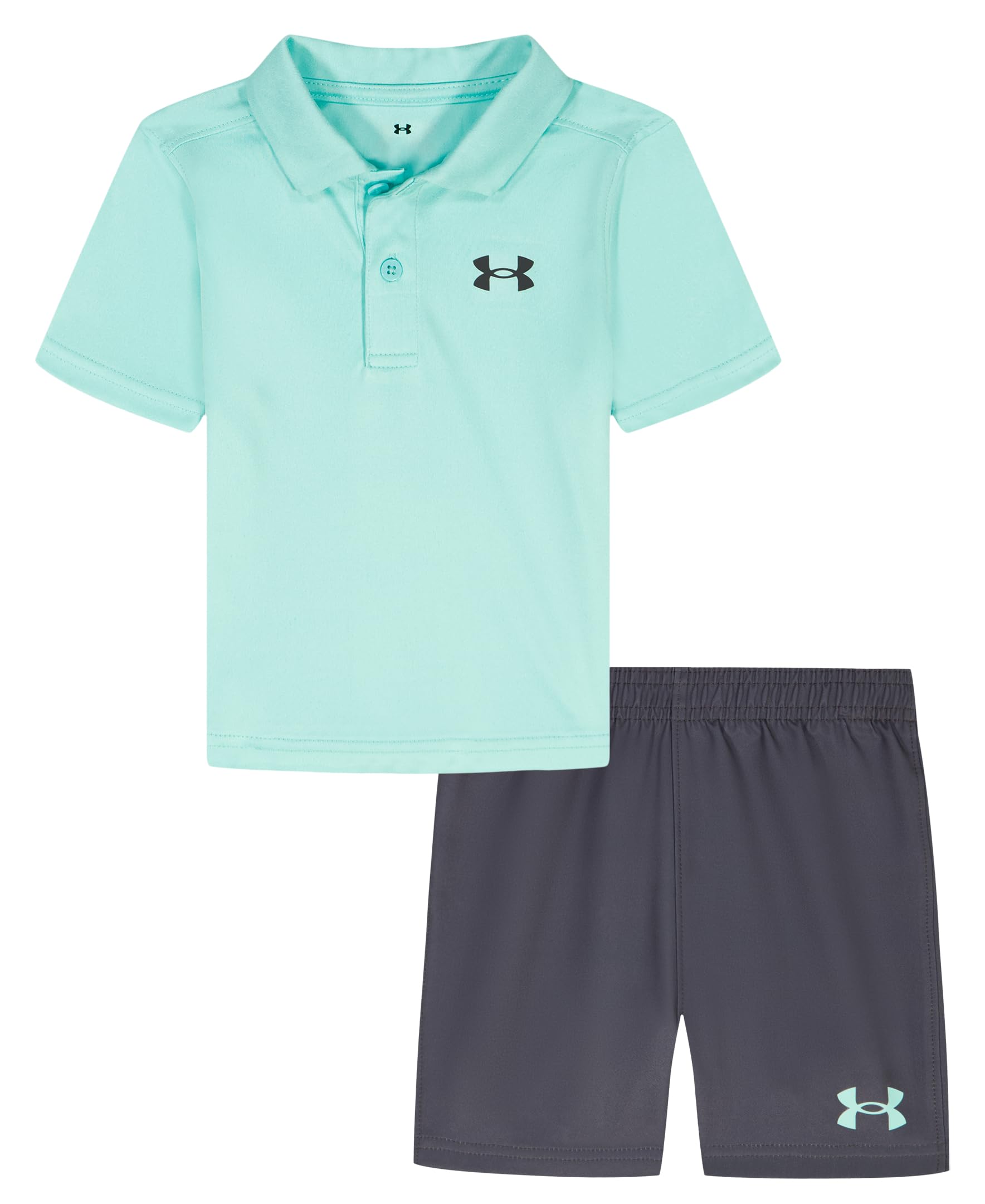 Under Armour Boys 2-piece Short Sleeve Polo and Shorts Set