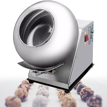 Automatic Coating Machine Chocolate Coating Machine Sugar Coating Pan Table Top Chocolate Panning Machine,Coater Sugar Pan Peanut Nut Coating Machine
